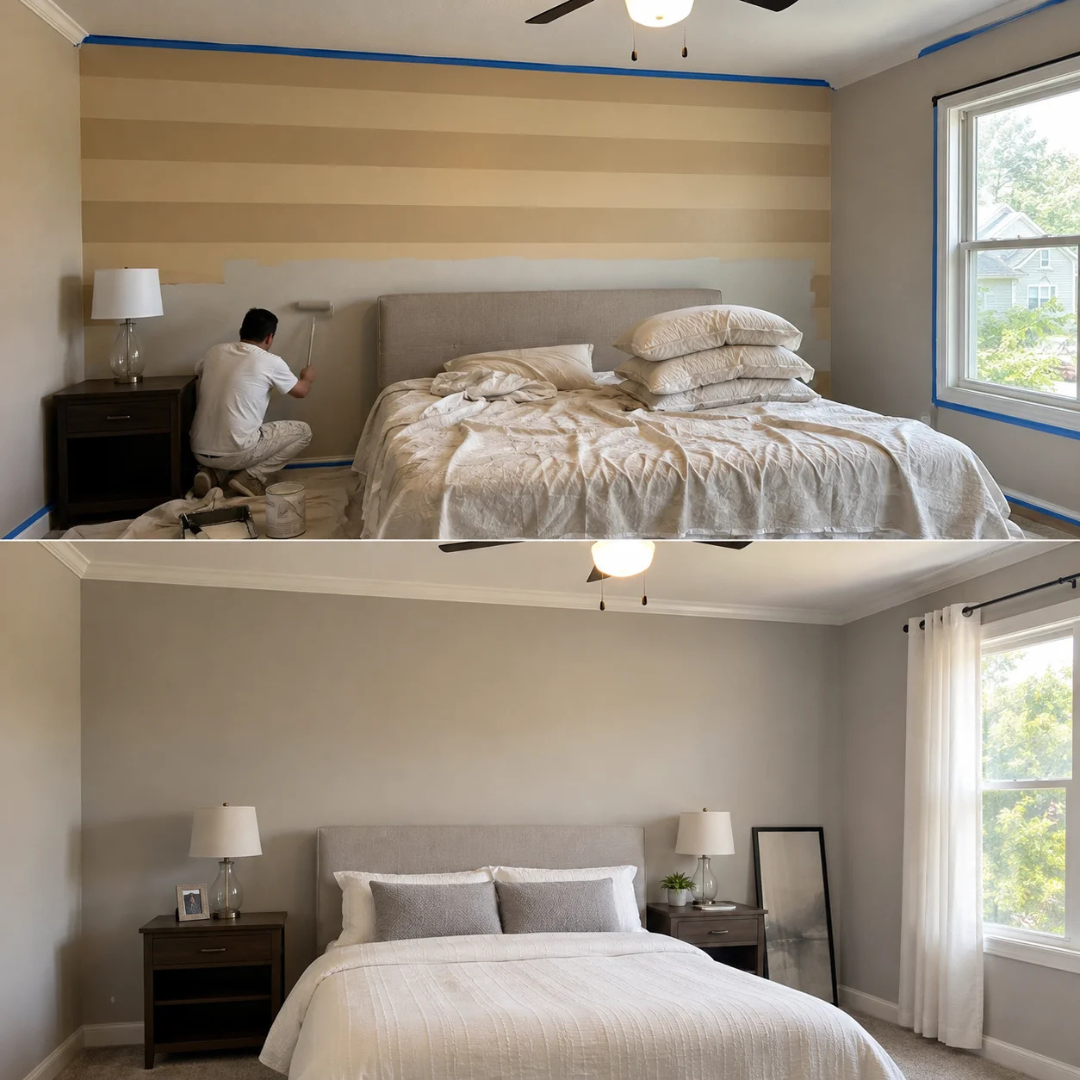 Hallway wallpaper removal in Brookfield, IL